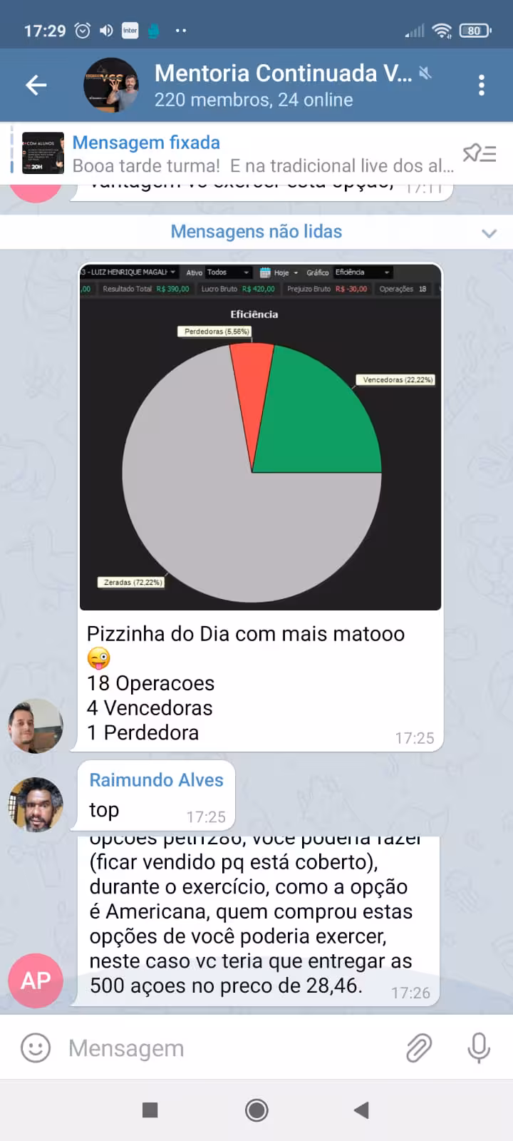 Depoimento de aluno — Protocolo VCO